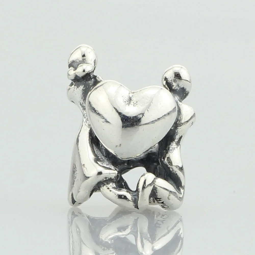 Омела натуральная 925 пробы серебряные Marry Me шарик шарма Подходит Европейский 3 0 мм