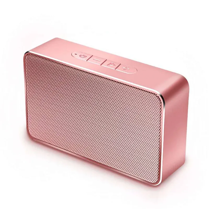 Новый металлический корпус Беспроводной Bluetooth Динамик передвижной стол для