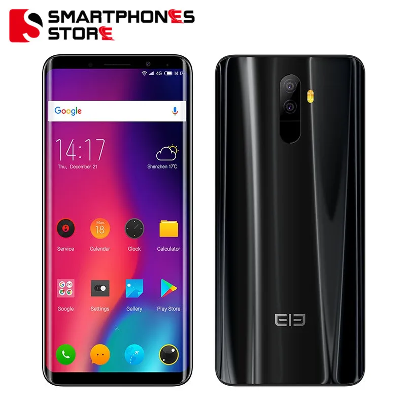 Elephone U 4G Phablet 5 99 &quotAndroid 7 1 MTK6763 Восьмиядерный 2 0 ГГц 6 ГБ + 128 Гб 13.0MP камеры Corning Gorilla glass