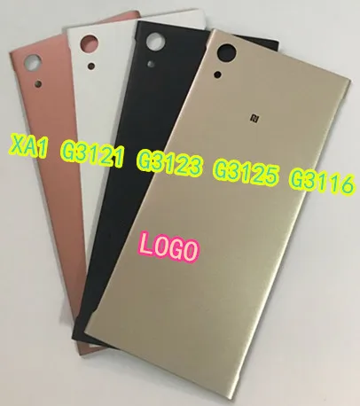 Case For Sony Xperia XA1 G3125 G3121 G2123 G3116 Battery Cover Housing Door Panel Parts Replacemen Back Glass Cover