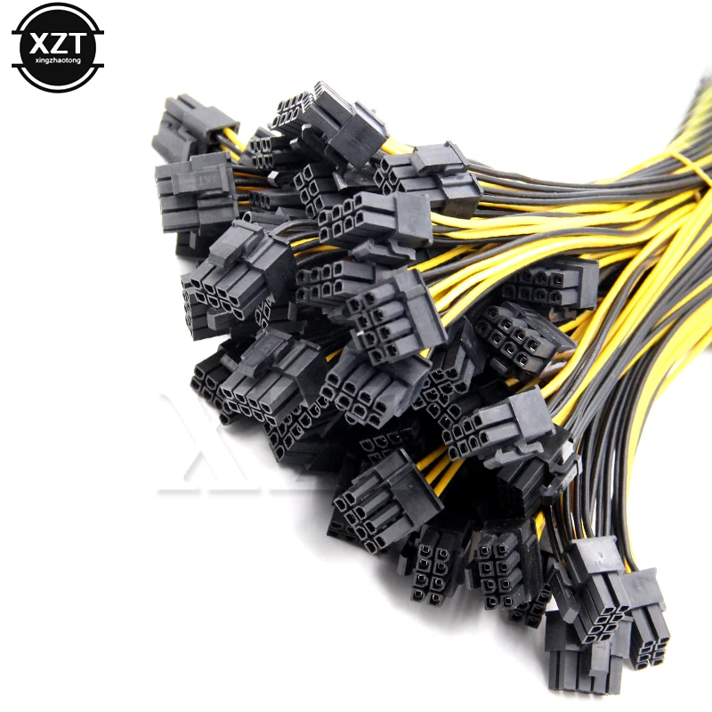 GPU 8pin для видеокарты BTC Miner 20 см гнездо к двойному PCI E Express 8p ( 6 + 2 pin) Мужской кабель