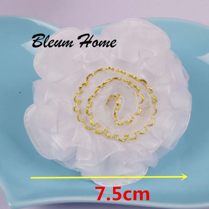 15 Bleum Home 2 шт. русские девушки подарок Новая мода белые цветы аксессуары для волос шпильки зажимы для детей головные уборы ювелирные изделия - Цвет: 15