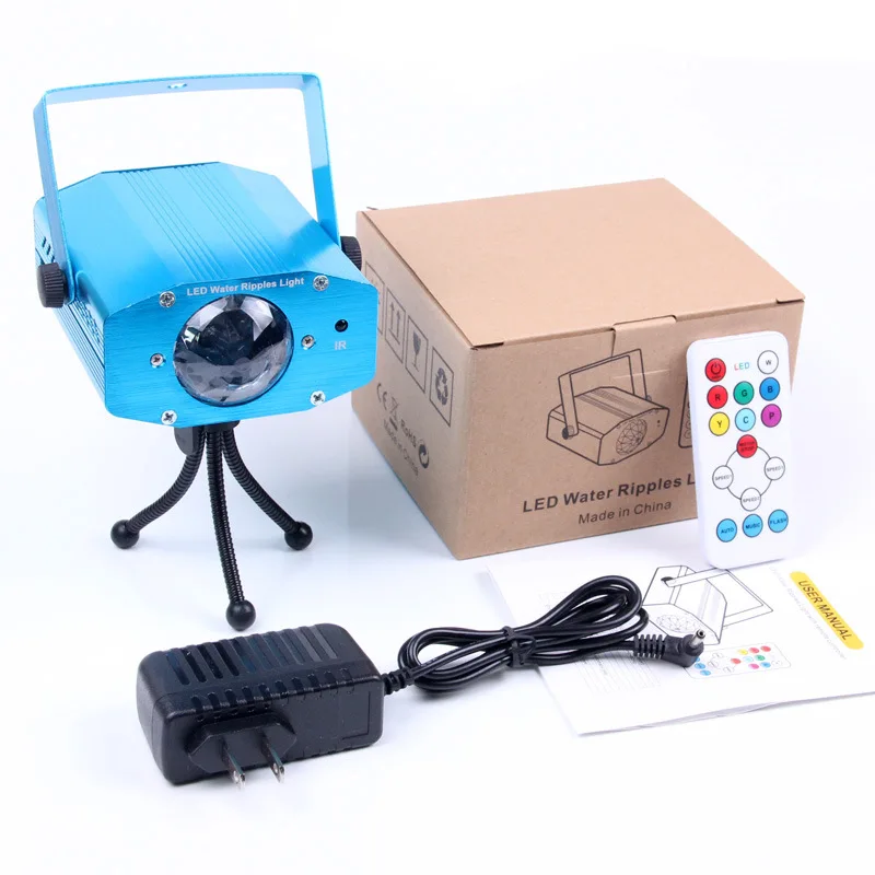Сценический светильник 7 цветов волнистый эффект удаленный RGB светодиодный