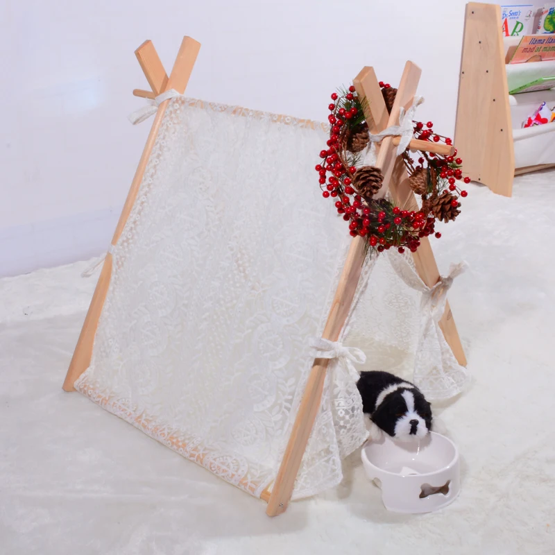 Новый дизайн квадратный кружево хлопок ПЭТ гнездо площадка для игр домашних