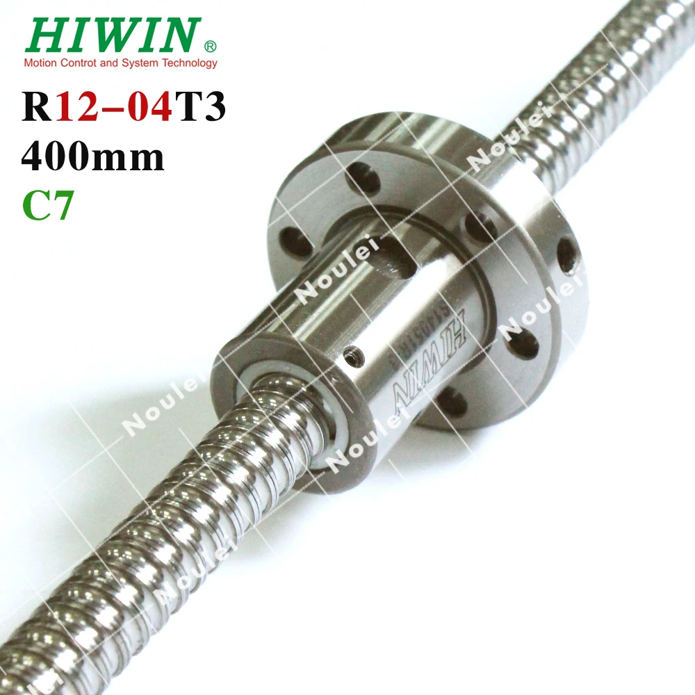 Шариковый винт HIWIN FSI 1204 C7 400 мм свинцовый шнек 5 с магнитной гайкой и концевой