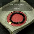 Браслет REAMOR из натурального камня, 8 мм, браслет из нержавеющей стали с Блестящими Золотыми звездочками, браслеты с бисером для мужчин и женщин, ювелирные изделия