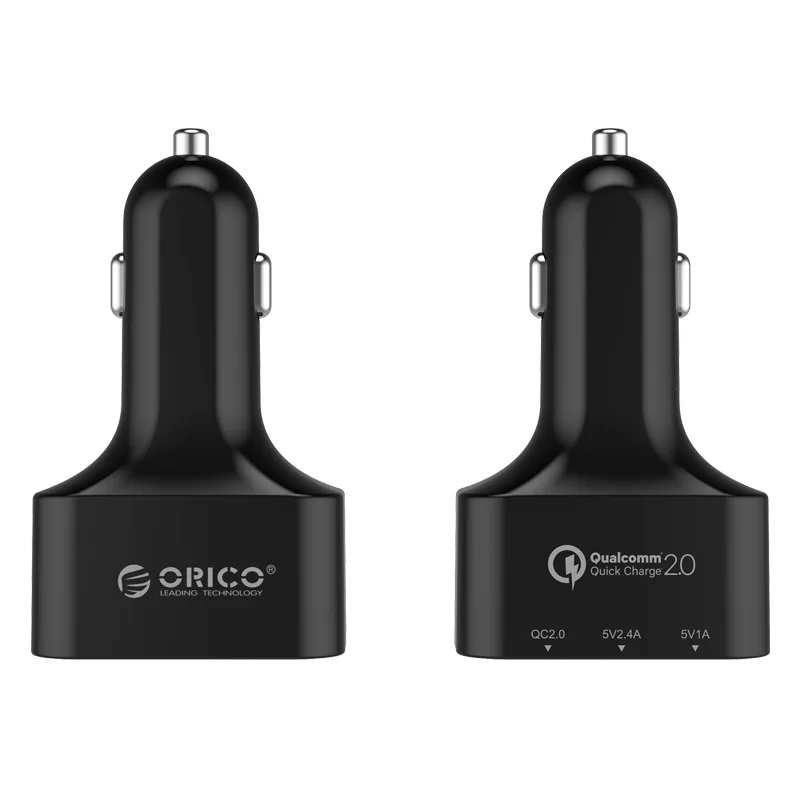 ORICO QC2.0 3 порта мини USB Автомобильное зарядное устройство 35 Вт быстрое для