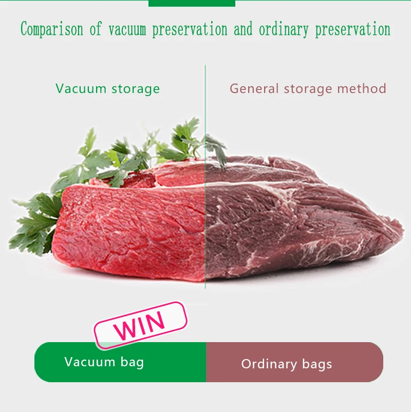 PRETTYSEAL вакуумные пакеты для запечатывающего устройства стретч-пленка набор кошельков для еды сохранение вкуса еды и свежести 50 шт 15*20 см пластиковый пакет