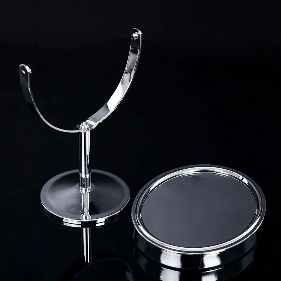 Двустороннее круглое зеркало для макияжа Настольная настольная подставка с