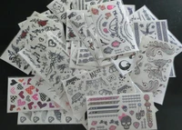 15pcs mixed style factory supply waterproof temporary tattoo body art sticker for decorative use