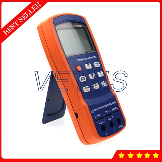 TH2822C 100 кГц Авто Диапазон Цифровой LCR метр тестер с мини USB интерфейс ЖК дисплей