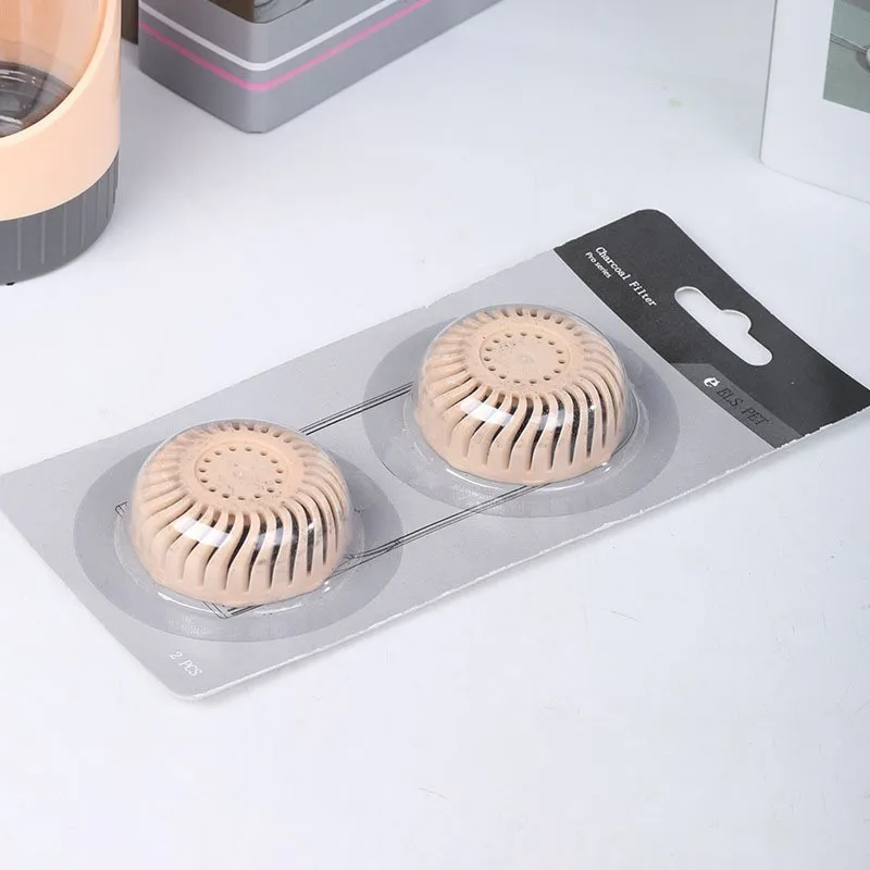 2 Apricot Filters Benepaw портативная бутылка для воды 300 мл прочная Герметичная Бутылка для питья домашних животных Сменный фильтр из активированного угля для путешествий - Цвет: 2 Apricot Filters