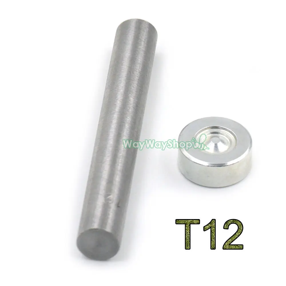 Один набор инструментов для двойных куполообразных колпачков Заклепки Шпильки