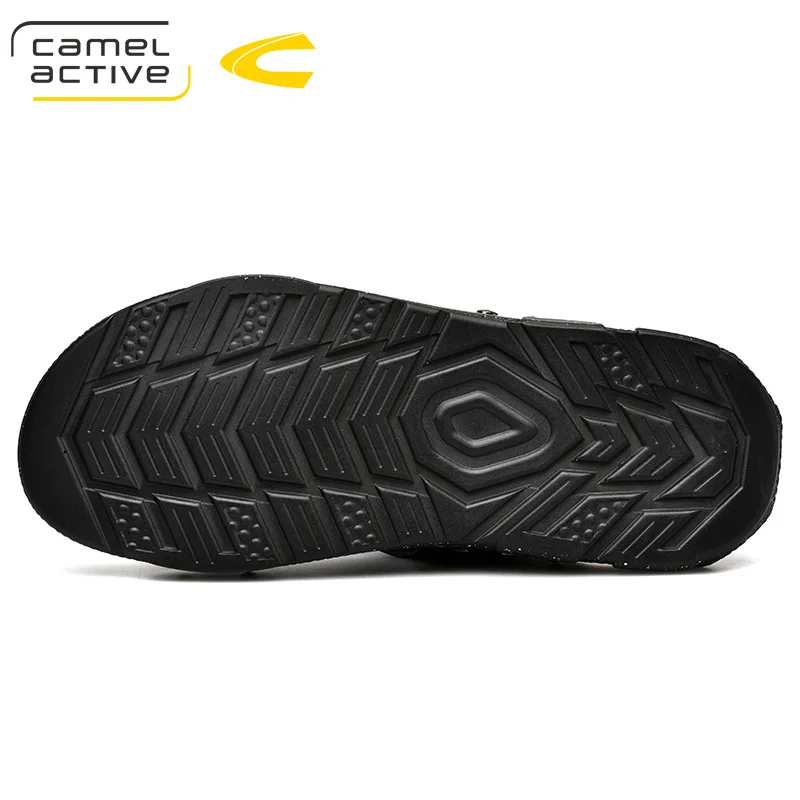 Мужские Пляжные слиперы Camel Active коричневые повседневные из спилковой кожи