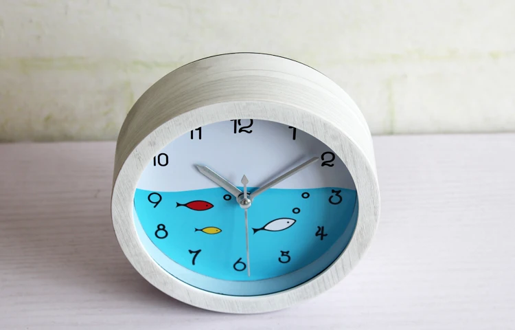 Средиземноморская рыба домашний декор reloj despertador al fajr часы кварцевые Цифровые Автомобильные часы Ретро часы пластиковые белые