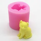 3D форма в виде кошки Lovley, силиконовая форма для шоколада, конфет, тортов, инструменты для украшения, свечи, мыла, гипса, форма для торта, инструмент для рукоделия