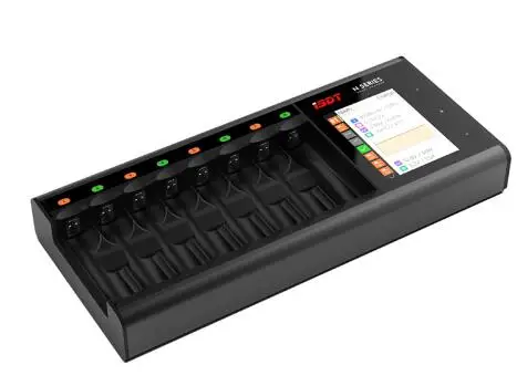 ISDT N8 18 Вт 1.5A 8 слотов LCD AA/AAA батарея быстрое зарядное устройство для LiIon LiHv жизни NiMh