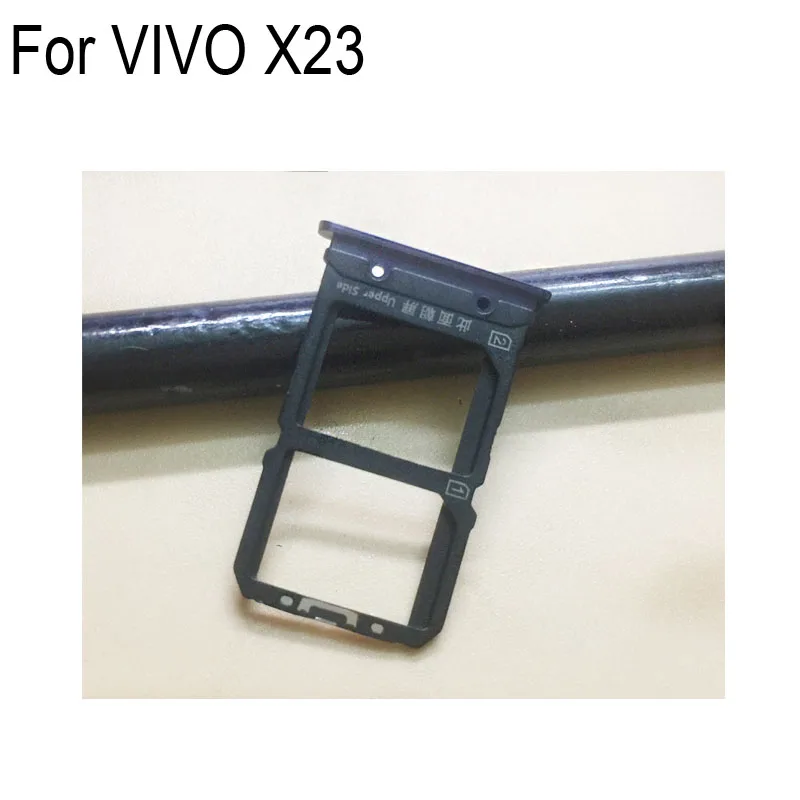 Оригинальный новый для VIVO X23 x23 Серебряный лоток сим карты карт SD Держатель sim ящик