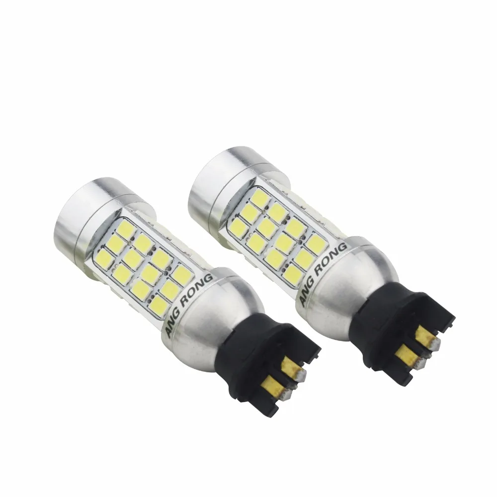 ANGRONG 2x45 Вт Canbus PW24W PWY24W Светодиодная лампа указателя поворота DRL для Mercedes Ford Fusion Audi