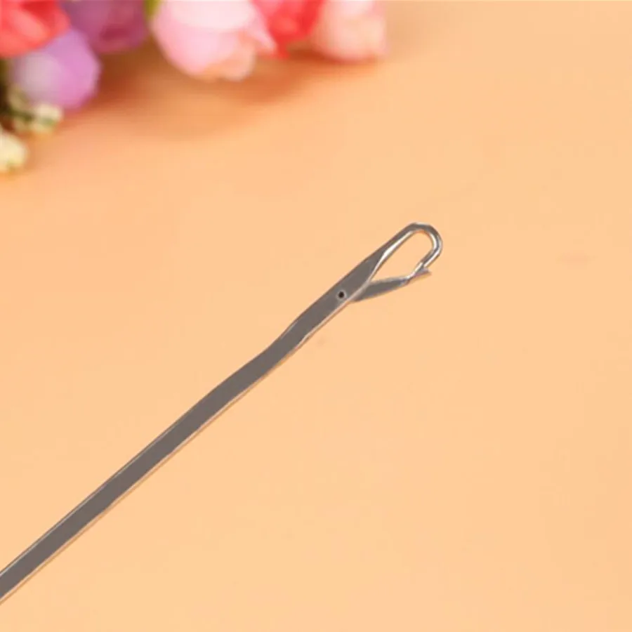 1pc 18cm high quality Wig toupee hairpiece fake hair care coloring color decorate hook needle tool