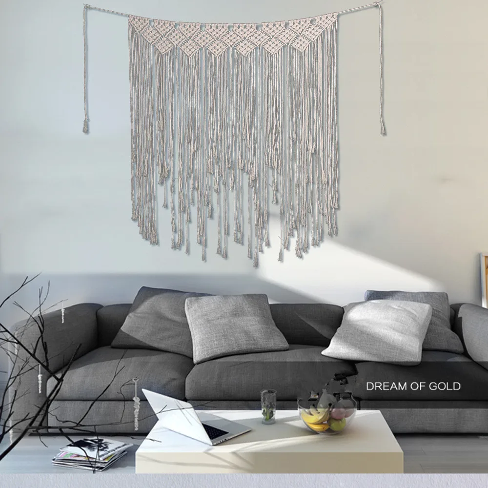H &amp D ручная работа макраме настенный тканый арт-гобелен из Макраме-бохо