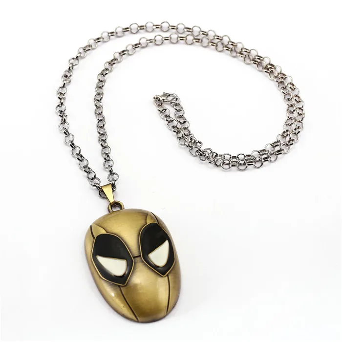Ожерелье из металлического сплава с логотипом супергероя Дэдпула | Украшения и