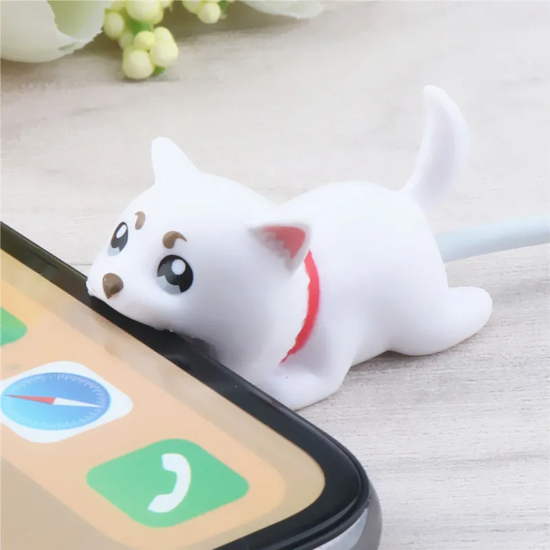3 SIANCS милый Стич Dragon Ball Кабельный органайзер Usb кабель Bite аниме протектор кабельный держатель для iphone мультфильм аксессуары для телефонов - Цвет: 3