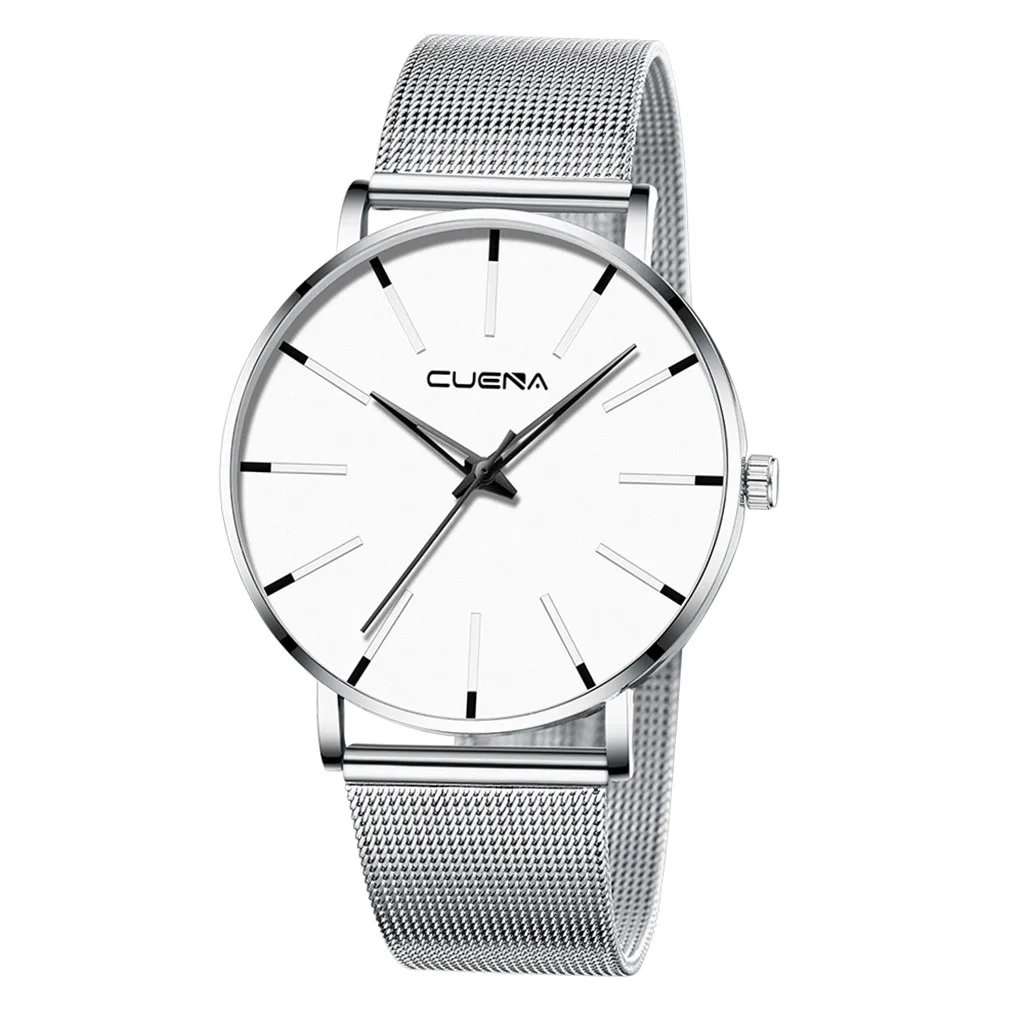 Часы CUENA Мужские кварцевые из нержавеющей стали | Наручные часы
