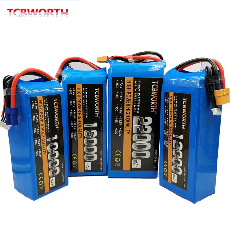 7 4 В RC игрушки Lipo батарея 2S 10000 мАч 12000 16000 22000 25C 35C для радиоуправляемого вертолета