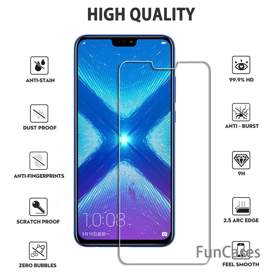 Honor 8x Защитное стекло для huawei honor 6a 6x6 Plus C X A C6 X6 A6 Защитная пленка экрана Защита