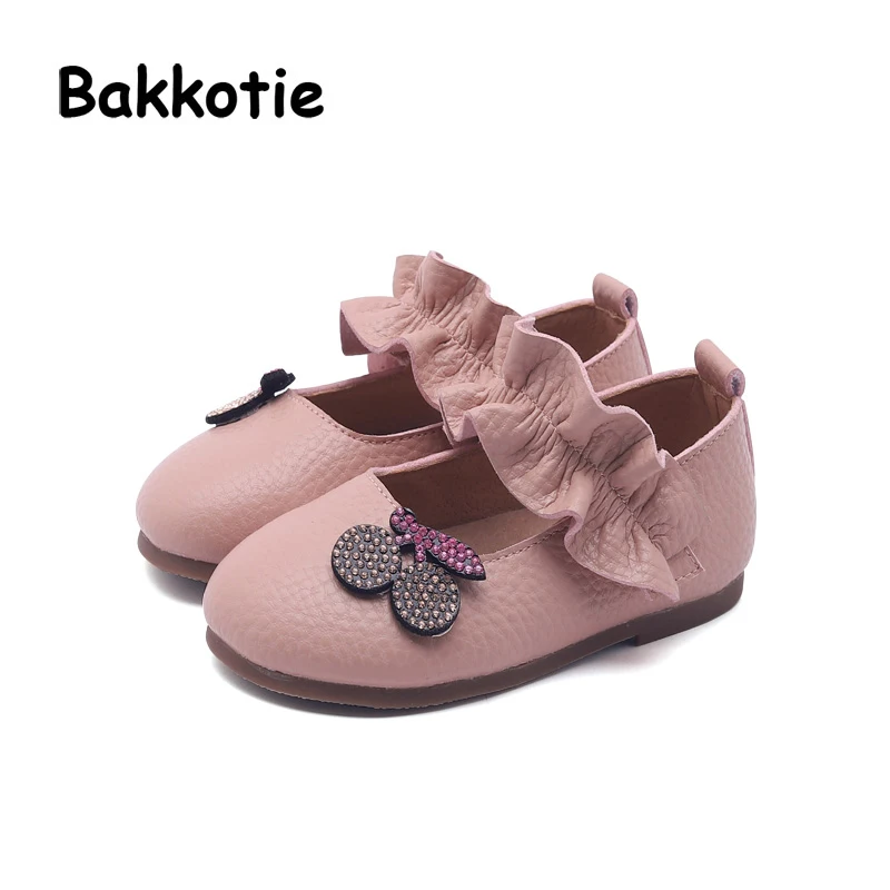 Bakkotie 2018 новые весенние Модная одежда для детей Детская мода девочек со стразами