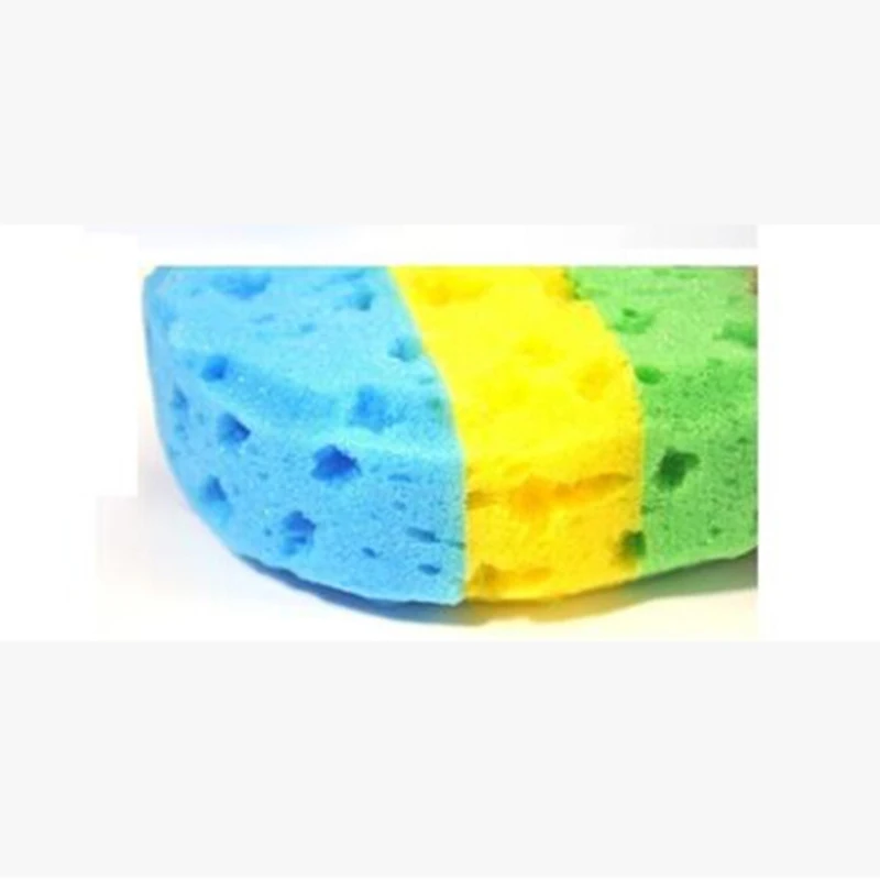 Четыре цвета овальные водоросли для купания губка ванны скруббер душа спа