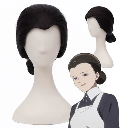 Yakusoku no Neverland Косплей Костюм обещанная Neverland Изабелла Косплей женское платье горничной Аниме костюм парик на Хэллоуин