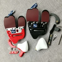 decut archery finger tab left and right hand archery finger guard protection pad glove tab finger protector for hunting mixhar