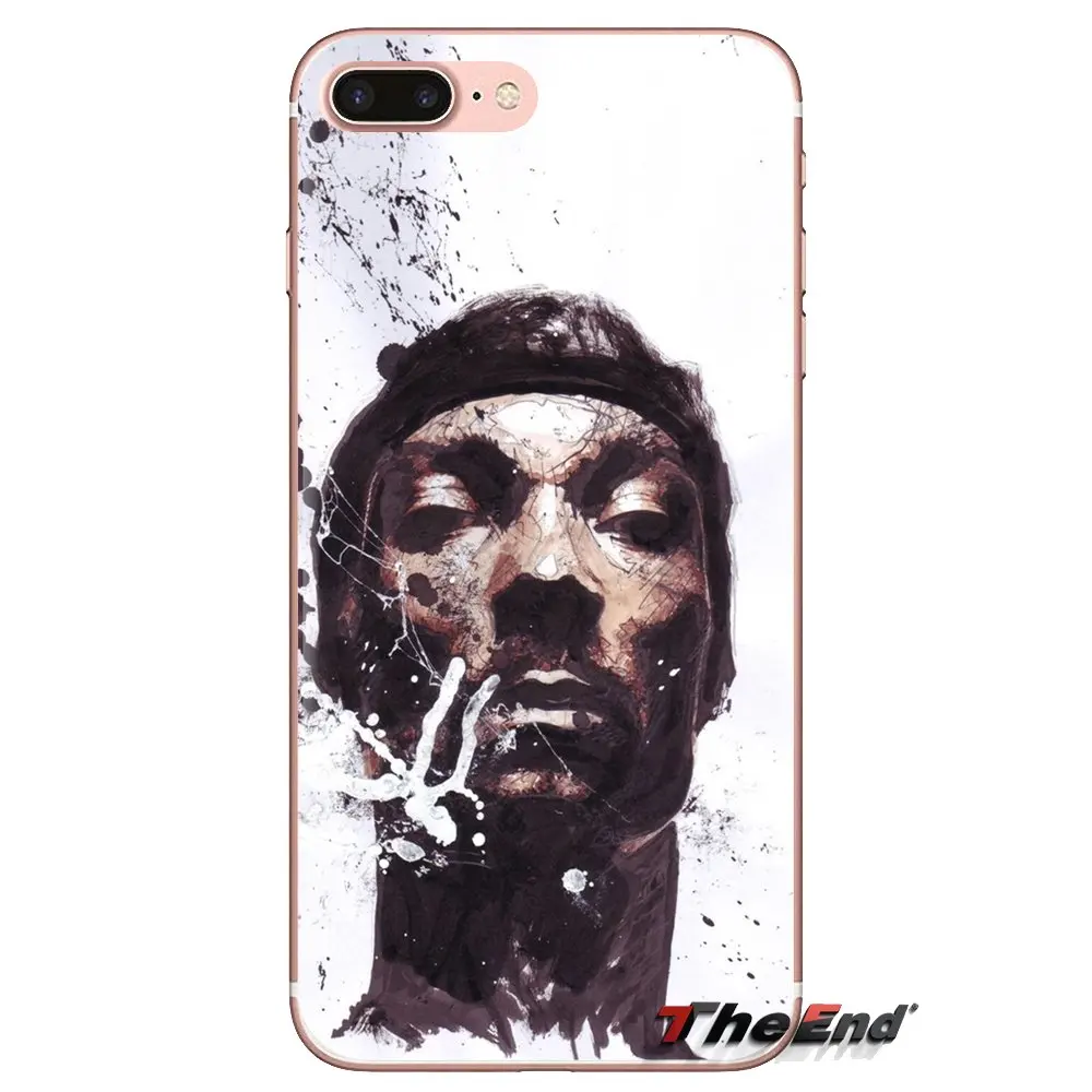 For Samsung Galaxy S3 S4 S5 Mini S6 S7 Edge S8 S9 S10 Plus Note 3 4 5 8 9 Transparent Soft Cases Covers Snoop Dogg Weed Quote |