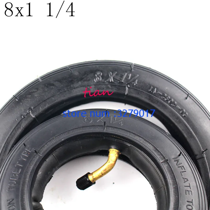 

Newest 8x1 1/4 Inch Good Reputation tube fits motorcycle Tyre for Scooter A-Folding Bike Electric / Gas Scooter Tire