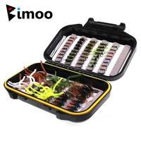 bimoo 7280pcs fly fishing flies trout lures drywet flies nymphs ice fishing lures for trout grayling panfish fishing tackle