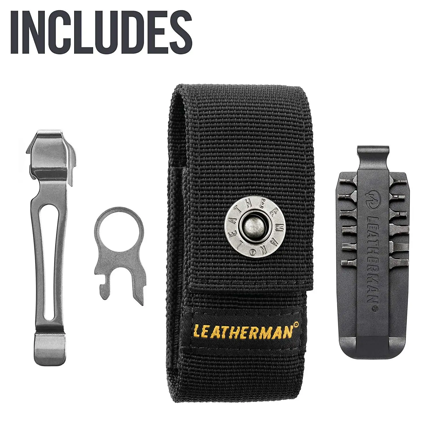 Мультитул LEATHERMAN-Charge+ TTi titanium с ножницами и высококачественными сменными кусачками из нержавеющей стали