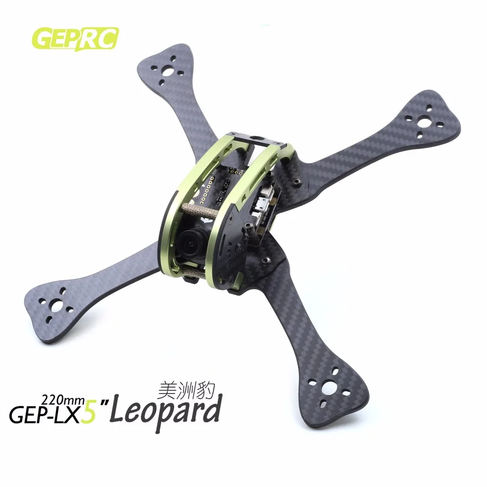 GEPRC GEP LX5 Puma 7075 аэрокосмический алюминий FPV гоночный прицеп зеленая версия три