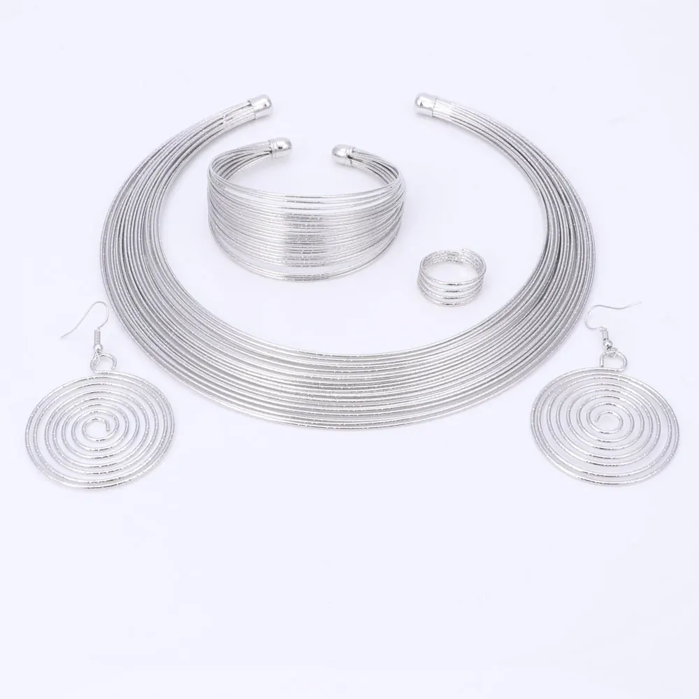 Комплект из колье серёг кольца и браслета|colorful jewelry sets|jewelry sets for womenjewelry |