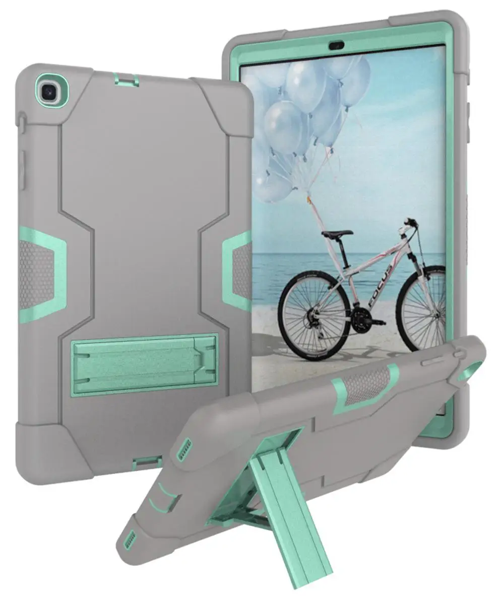 Для Samsung Galaxy Tab A 10,1 SM-T510 SM-T515 чехол для планшета ударопрочный детский безопасный ПК силиконовый гибридный Стенд чехол для всего тела - Цвет: 11