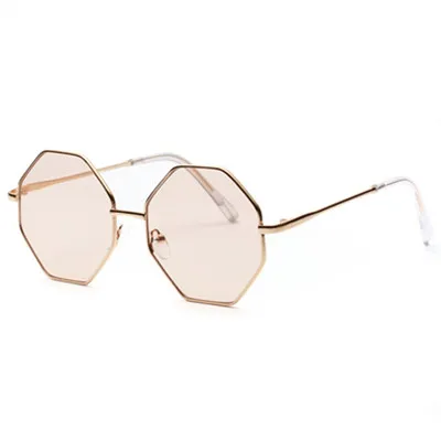 C1 Brown Phoemix унисекс солнцезащитные очки Modis нерегулярные квадратной формы Oculos De Sol feminino Роскошные Для женщин Брендовая дизайнерская обувь круглые очки в стиле ретро, UV400 - Цвет линз: C1 Brown