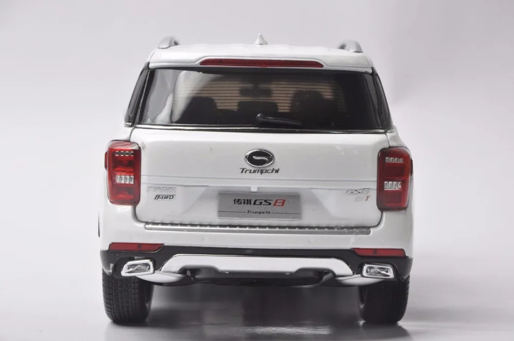 1:18 литая модель для GAC Trumpchi GS8 БОЛЬШОЙ внедорожник игрушечный автомобиль миниатюрная Коллекция подарков китайский бренд