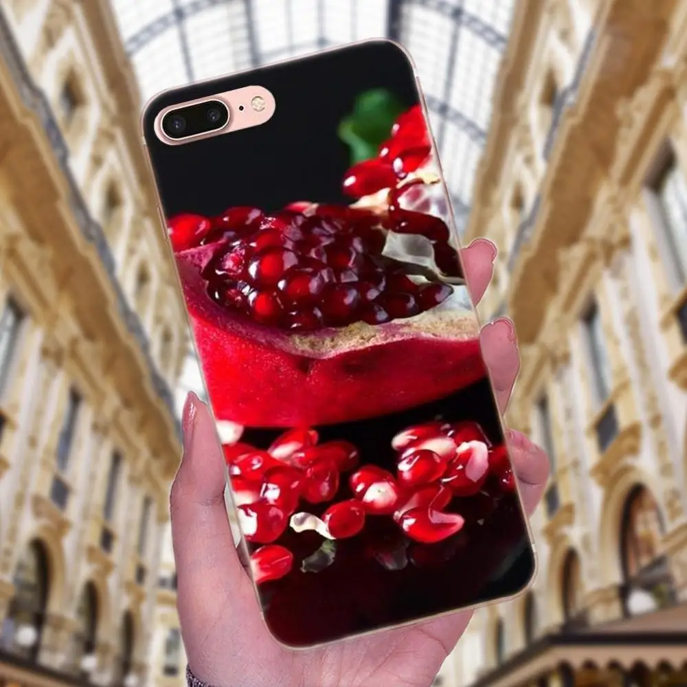 Чехол из ТПУ для Sony Xperia Z Z1 Z2 Z3 Z4 Z5 compact Mini M2 M4 M5 T3 E3 E5 XA XA1 XZ Premium с фруктами красным
