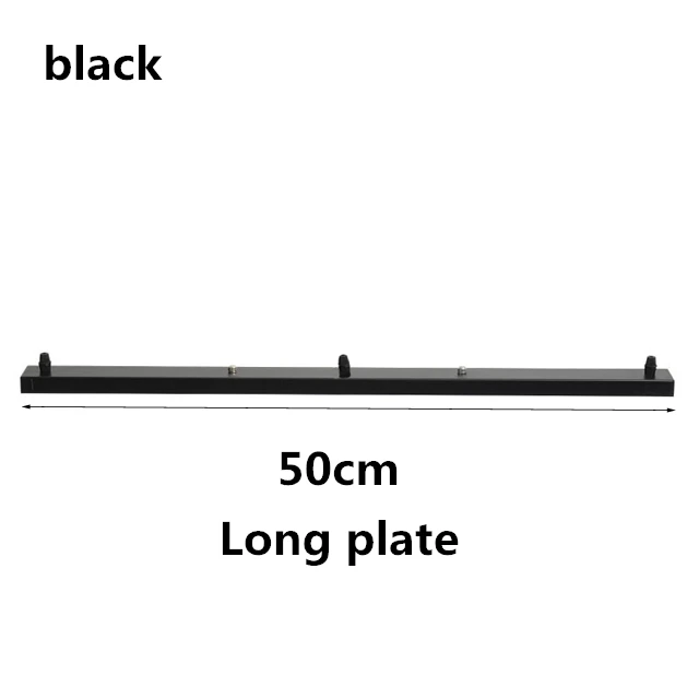 Long Base-Black Простая Подвесная лампа из прозрачного стекла в Северной Европе для столовой, Подвесная лампа из прозрачного стекла - Цвет корпуса: Long Base-Black