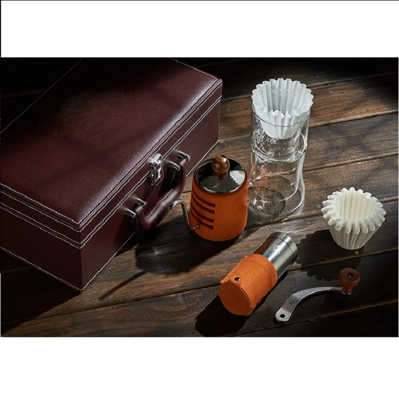 3 шт./компл. фильтрующий горшок + кофемолка капельный чайник 20 шт. фильтровальная