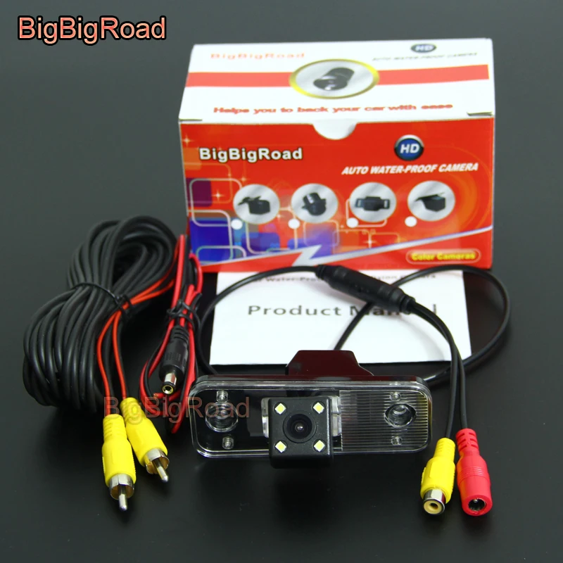 BigBigRoad Автомобильная камера заднего вида для парковки водонепроницаемая Hyundai Santafe