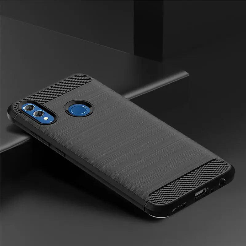 Black Для huawei P Smart чехол силиконовый мягкий ТПУ чехол для телефона чехол для huawei P Smart POT-LX3 POT-LX1 PSmart задняя крышка 6,21 - Цвет: Black