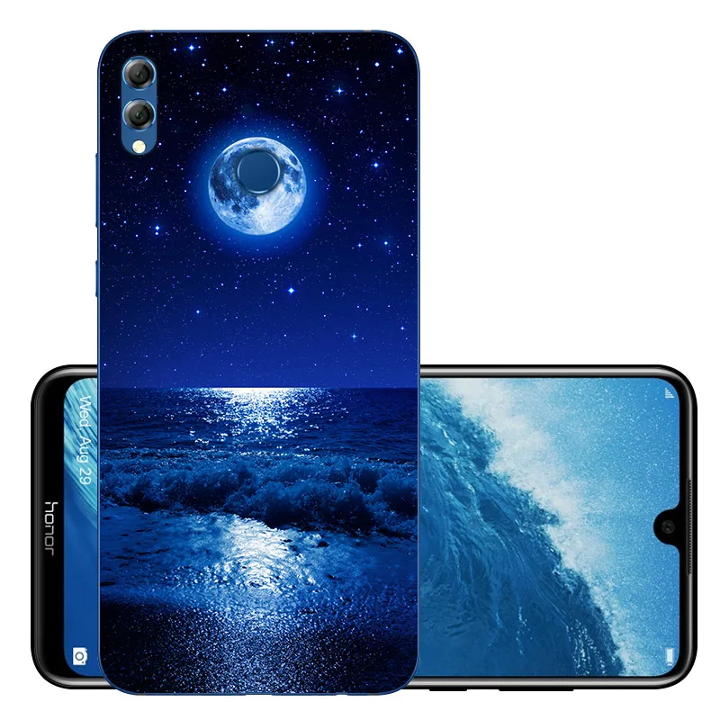 CaseRiver чехол для Huawei Honor 8X силиконовый мягкий 6 5 дюйма из ТПУ чехлы телефонов задняя