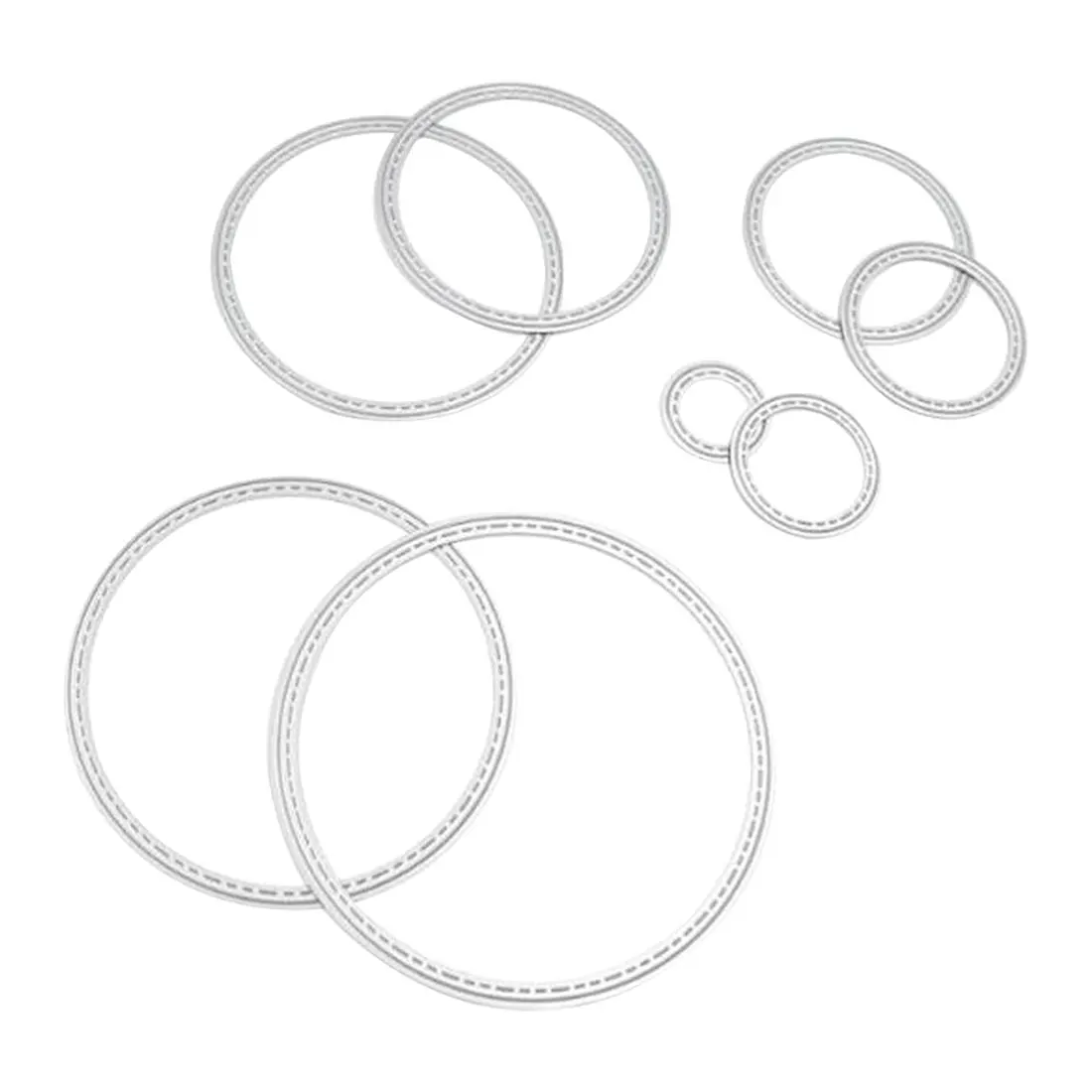 8 шт. Профессиональная круглая металлическая резка для скрапбукинга альбома